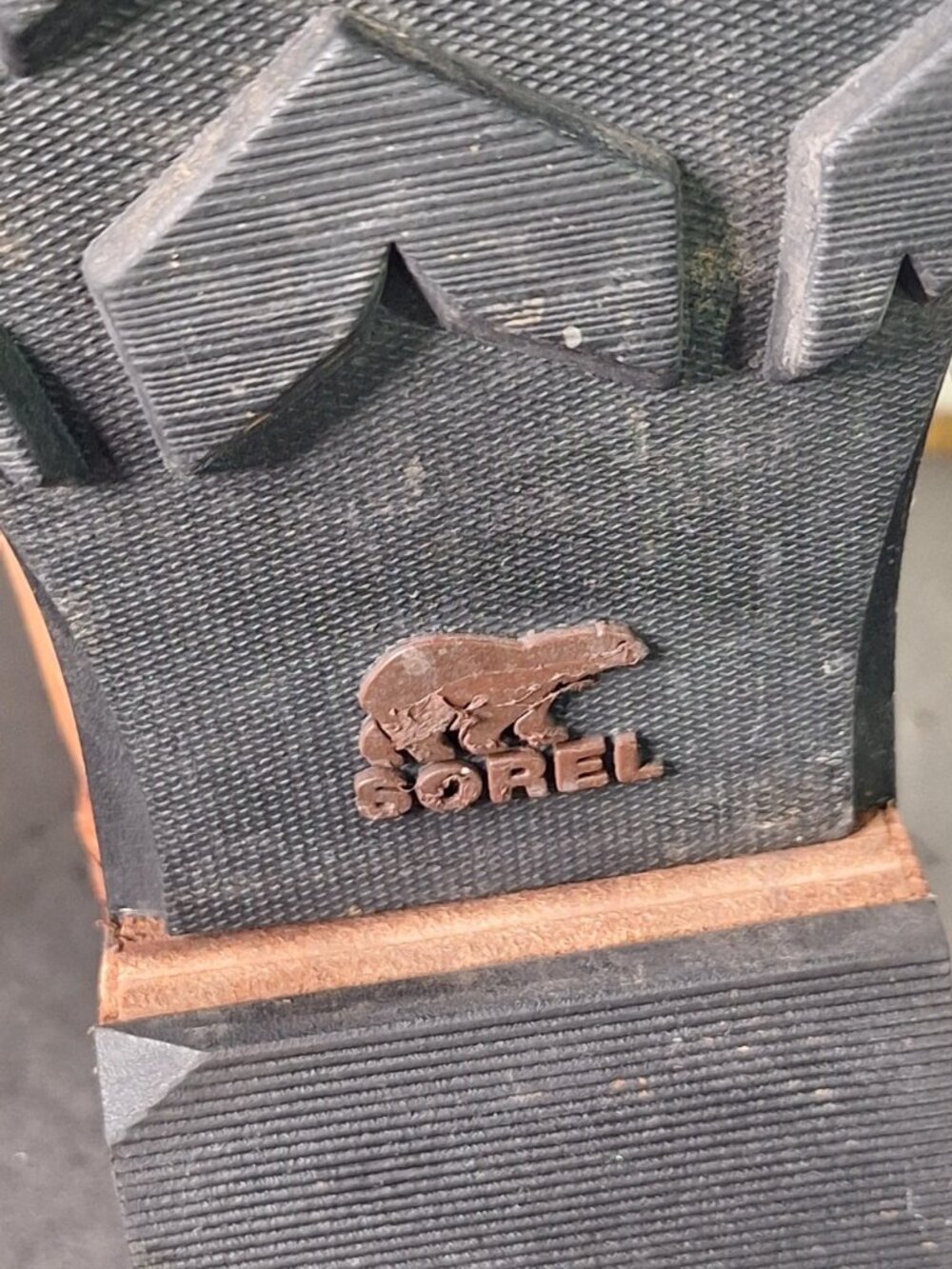 Sorel Women's Waterproof Brown Leather Combat Boots, Zipper & Lace, Size 9 US - Picture 15 of 16